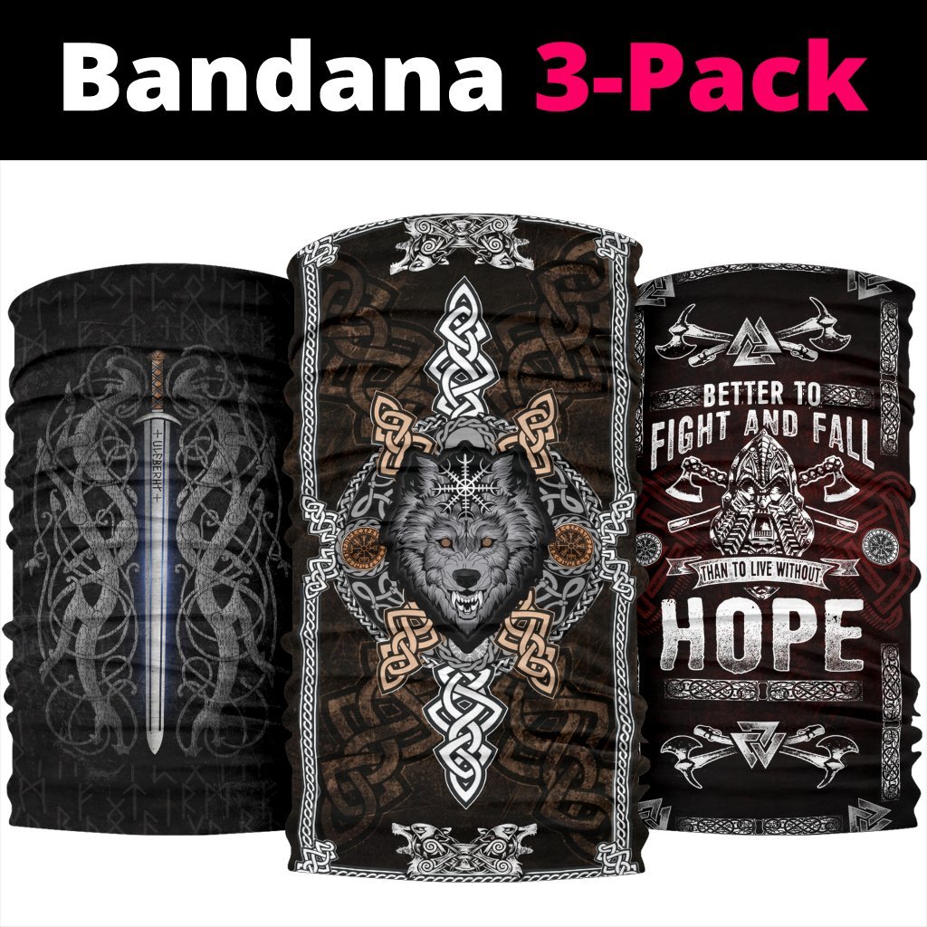 Viking Bandanas Pack of 3 - Pack059