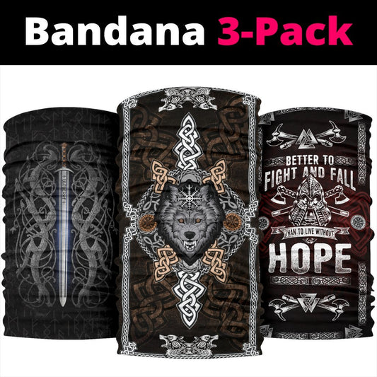 Viking Bandanas Pack of 3 - Pack059