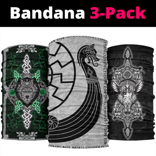 Viking Bandanas Pack of 3 - Pack061