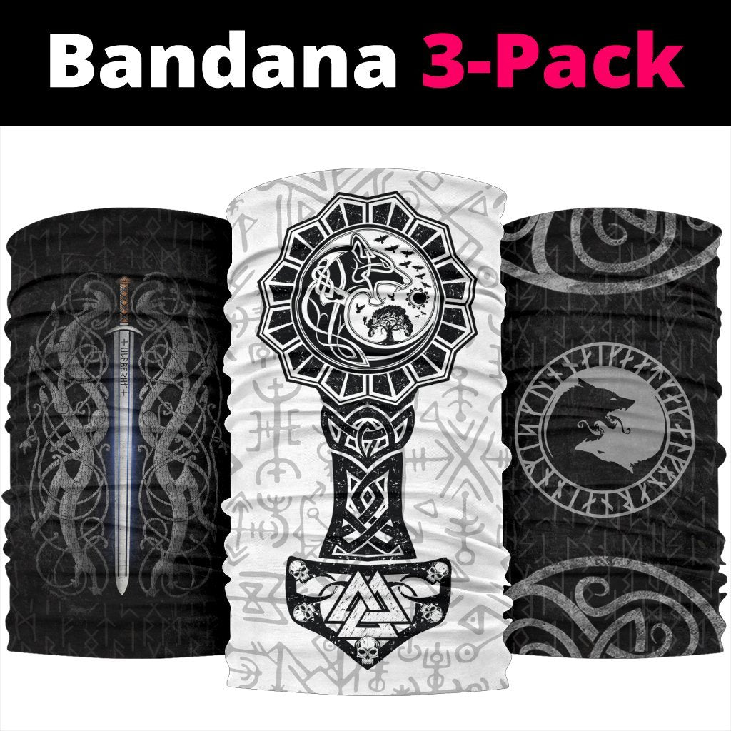 Viking Bandanas Pack of 3 - Pack062