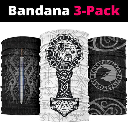 Viking Bandanas Pack of 3 - Pack062