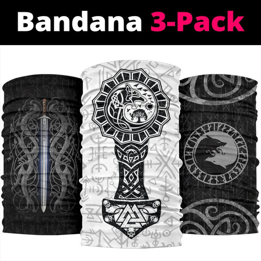 Viking Bandanas Pack of 3 - Pack062