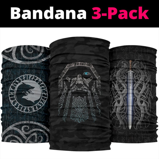 Viking Bandanas Pack of 3 - Pack063