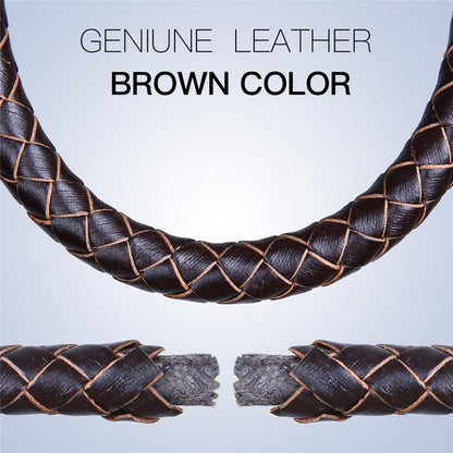 Viking Beads Genuine Leather Bracelet - VikingsBrand
