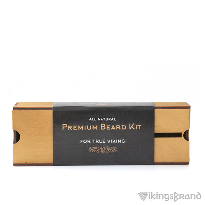 Viking Beard Premium Oil Kit with Odin's Beard Comb