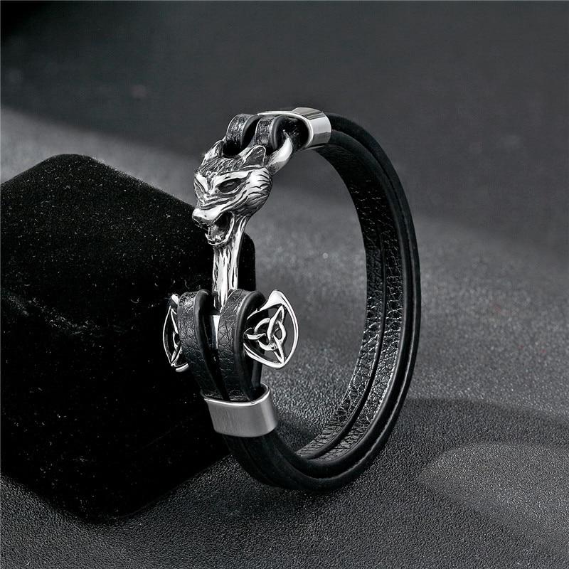 Viking Bracelet with Multiple Charm Choices