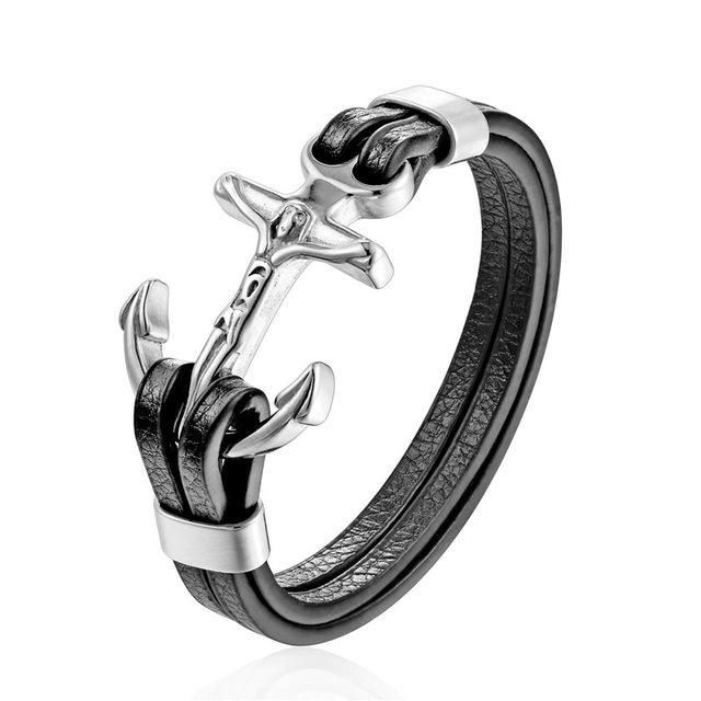 Viking Bracelet with Multiple Charm Choices