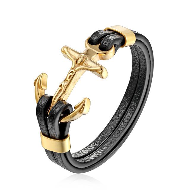 Viking Bracelet with Multiple Charm Choices