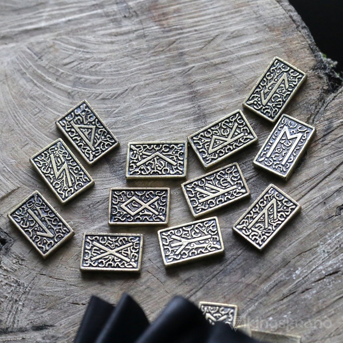 Viking Bronze Rune Set, Norse Mythology Elder Futhark