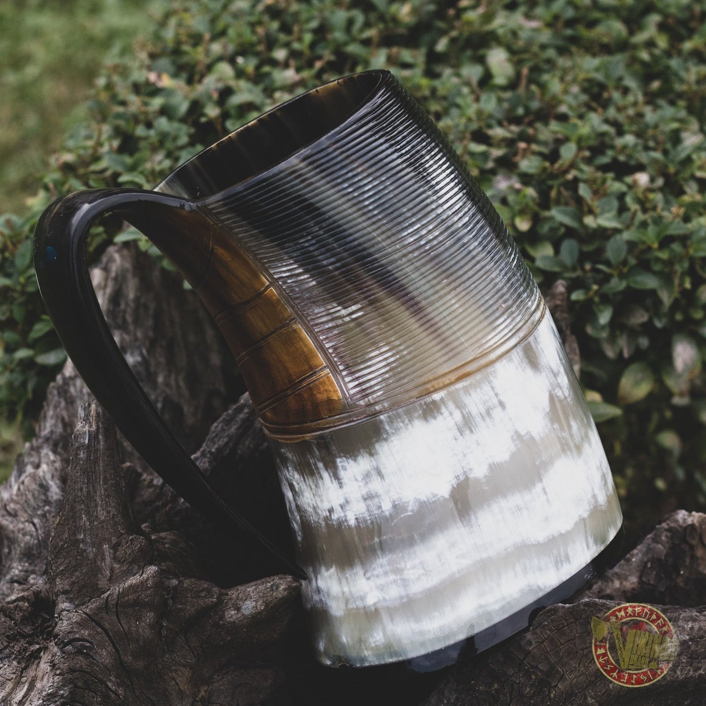 Viking Carved Drinking Horn Mug 1500ml - VikingsBrand