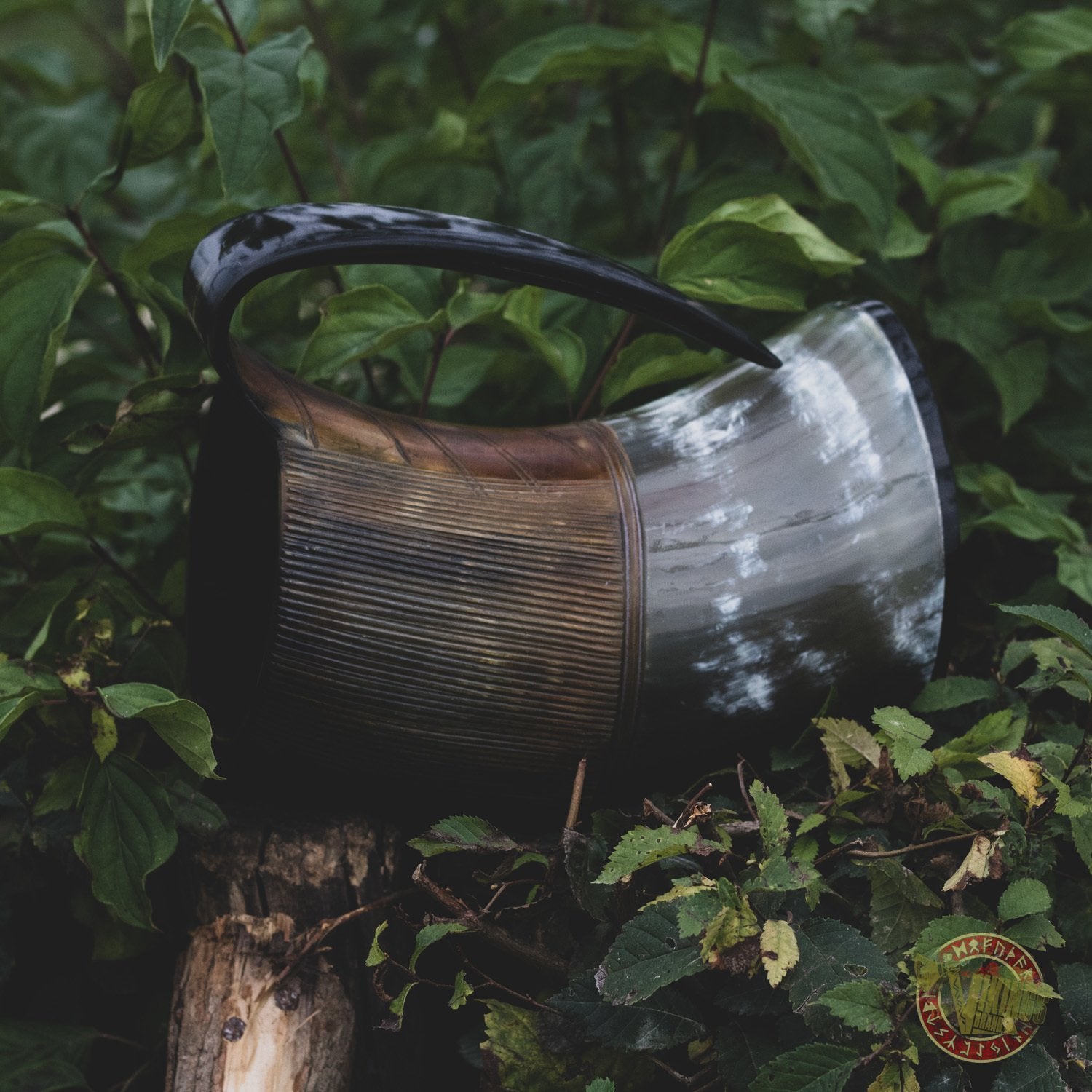 Viking Carved Drinking Horn Mug 1500ml - VikingsBrand