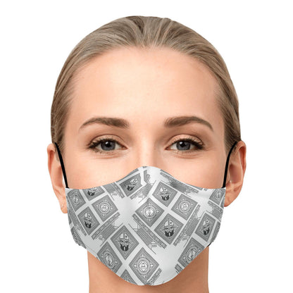 Viking Face Mask Cover with Viking Pattern