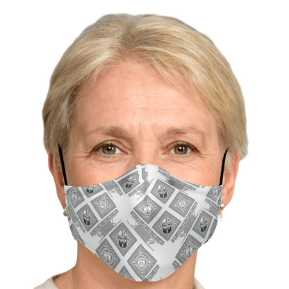 Viking Face Mask Cover with Viking Pattern