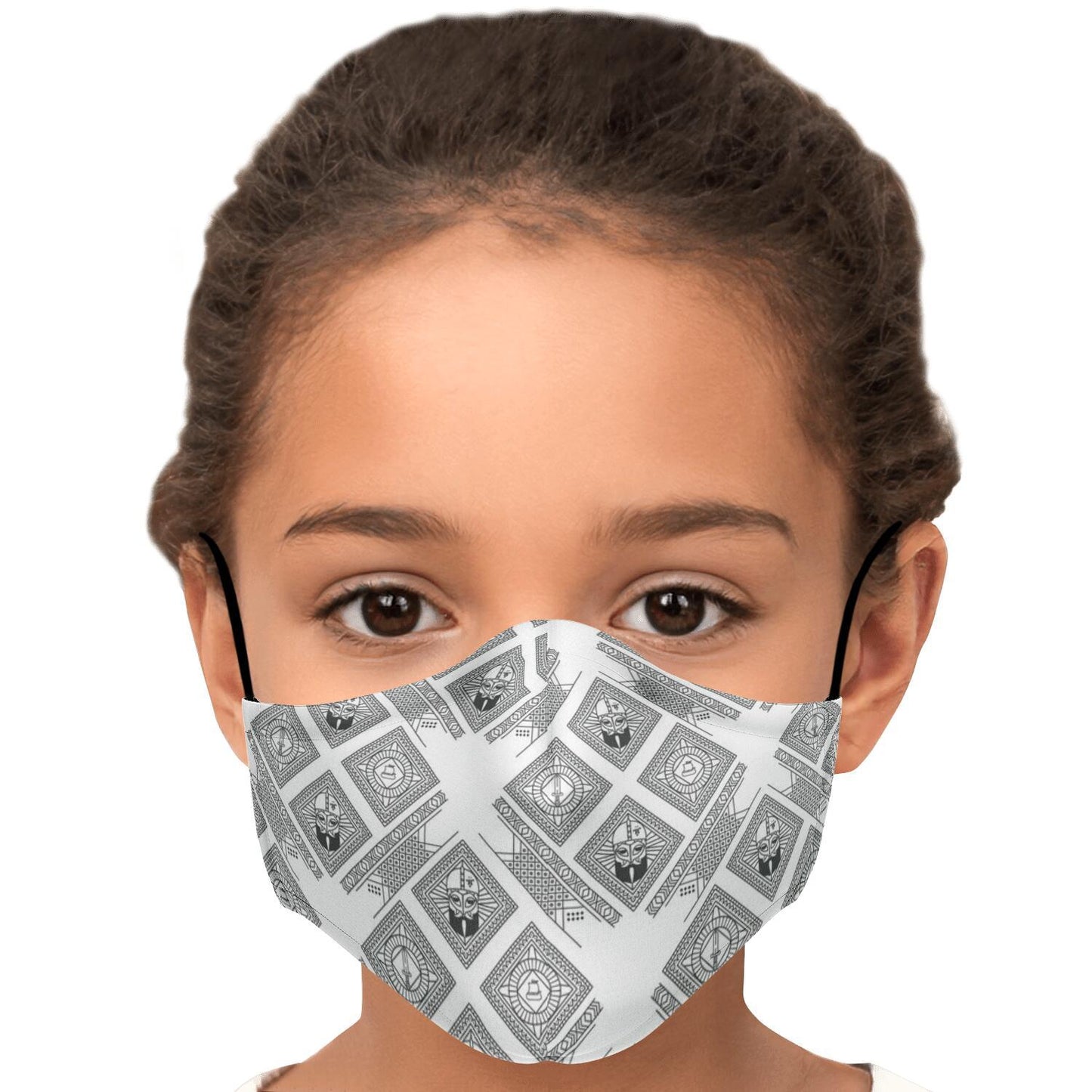 Viking Face Mask Cover with Viking Pattern