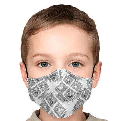 Viking Face Mask Cover with Viking Pattern