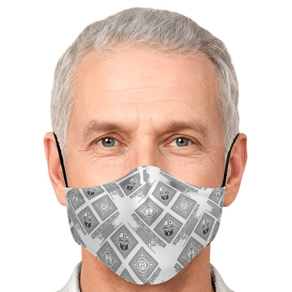 Viking Face Mask Cover with Viking Pattern