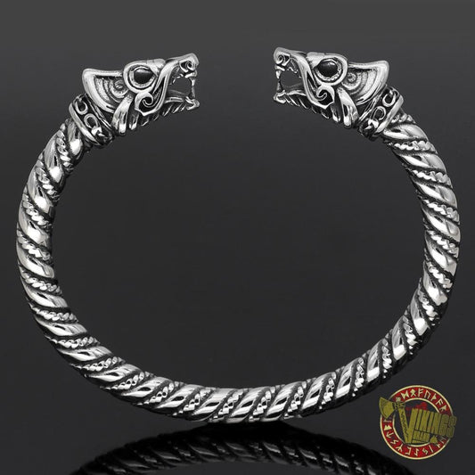 Viking Fenrir Arm Ring - Norsemen Bracelet - Adjustable