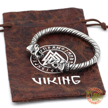 Viking Fenrir Arm Ring - Norsemen Bracelet - Adjustable