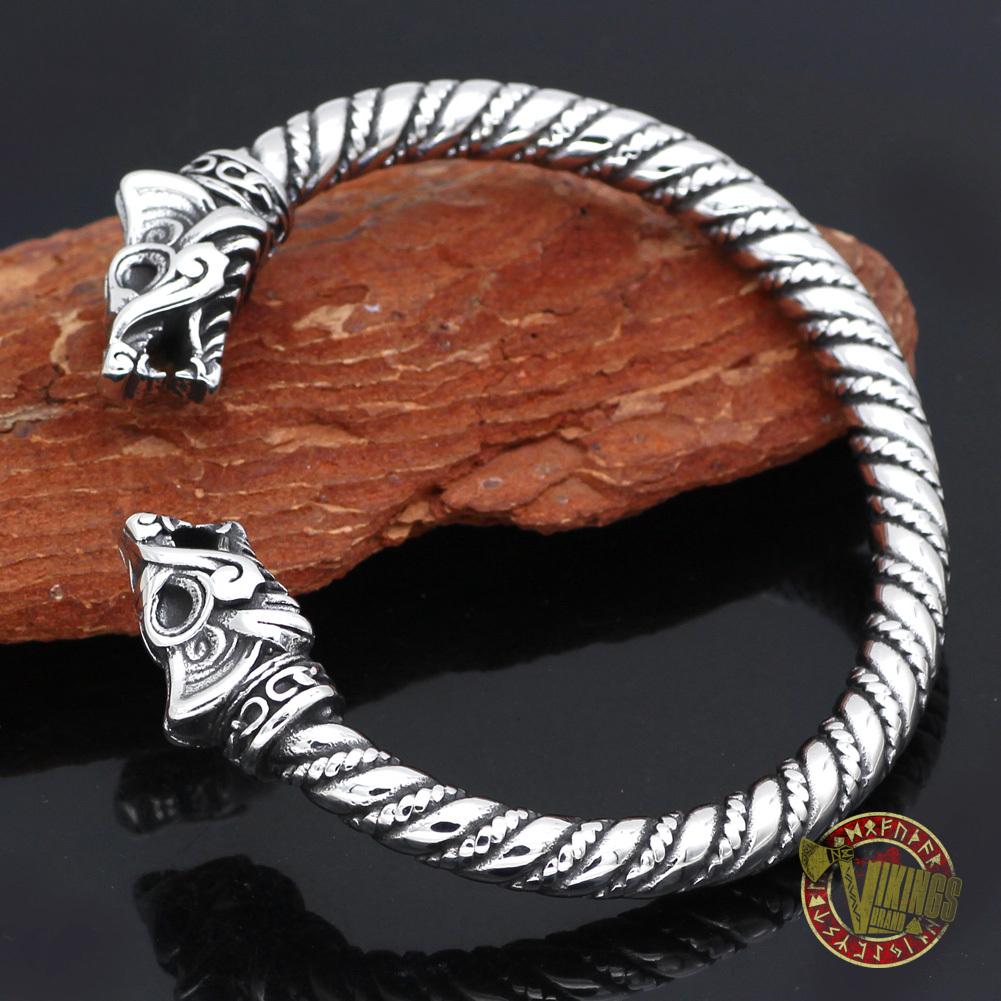 Viking Fenrir Arm Ring - Norsemen Bracelet - Adjustable