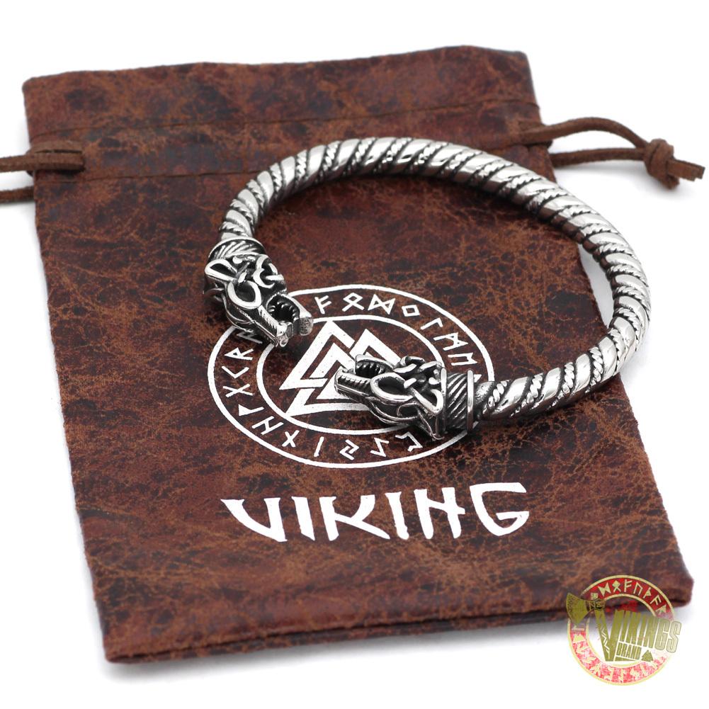 Viking Fenrir Bracelet - Norsemen Arm Ring