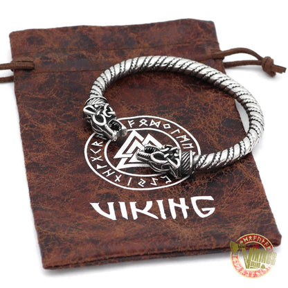 Viking Fenrir Bracelet - Norsemen Arm Ring