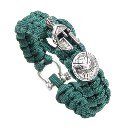 Viking Helmet & Shield Paracord Survival Bracelet - VikingsBrand