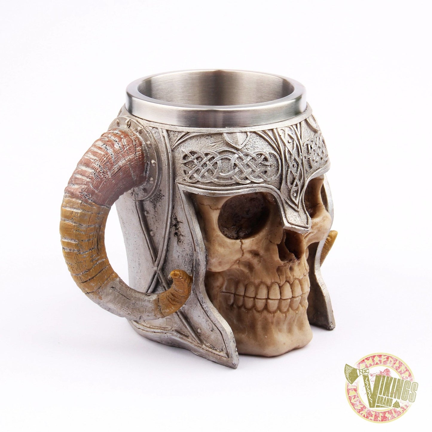 Viking Mug with Goat Horns - VikingsBrand