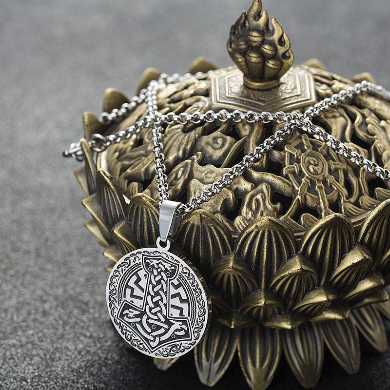 Viking Necklace With Thor's Hammer - VikingsBrand