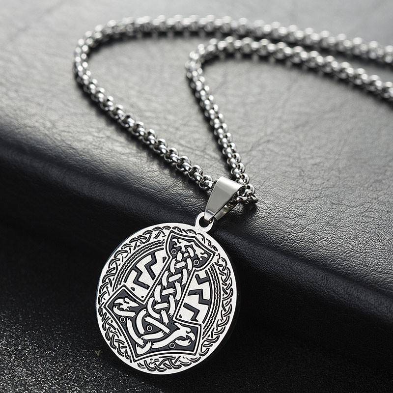 Viking Necklace With Thor's Hammer - VikingsBrand