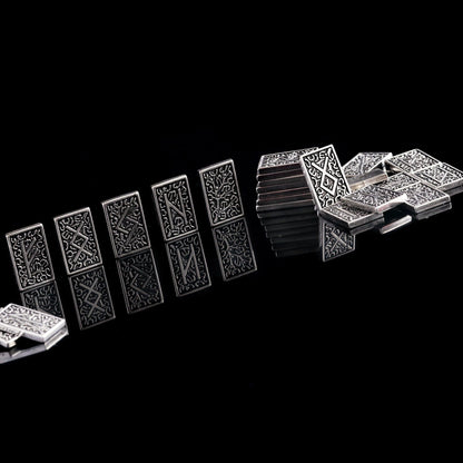 Norse Mythology Silver Plated Viking Rune Set
