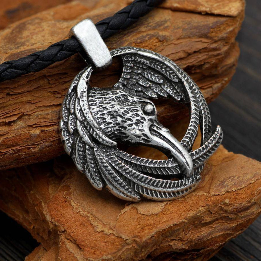 Viking Norse Ravens Necklace - Huginn and Muninn - VikingsBrand