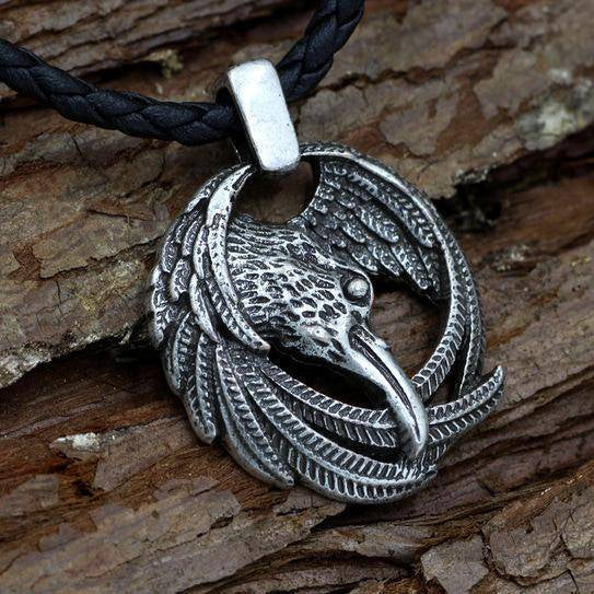Viking Norse Ravens Necklace - Huginn and Muninn - VikingsBrand