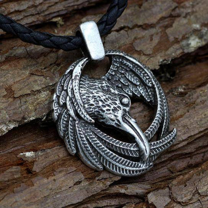 Viking Norse Ravens Necklace - Huginn and Muninn - VikingsBrand