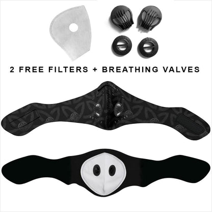 Viking Pattern Premium Face Mask Cover - Dark