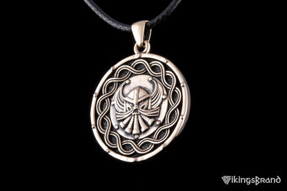Viking Pendant Bronze Handmade Vikings Jewelry