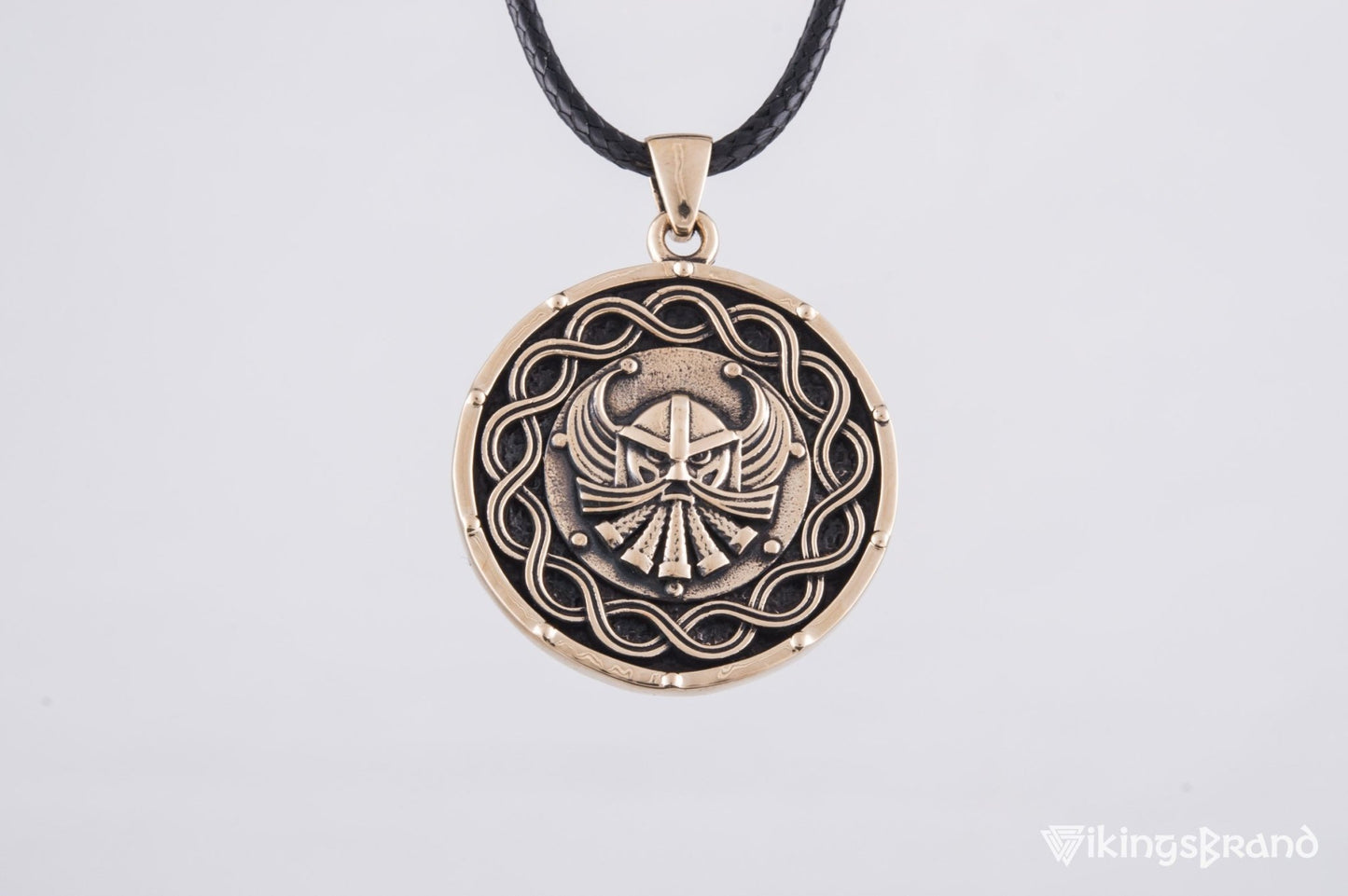 Viking Pendant Bronze Handmade Vikings Jewelry