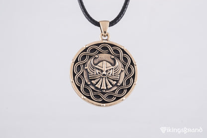 Viking Pendant Bronze Handmade Vikings Jewelry