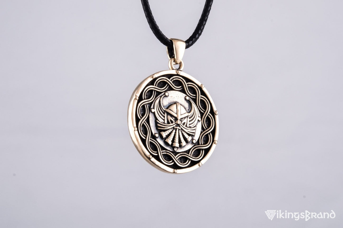 Viking Pendant Bronze Handmade Vikings Jewelry