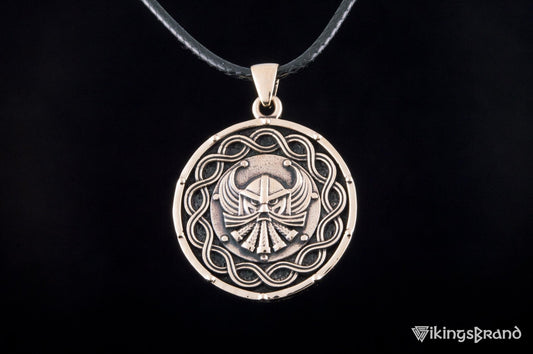 Viking Pendant Bronze Handmade Vikings Jewelry