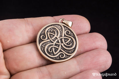 Viking Pendant Bronze Handmade Vikings Jewelry