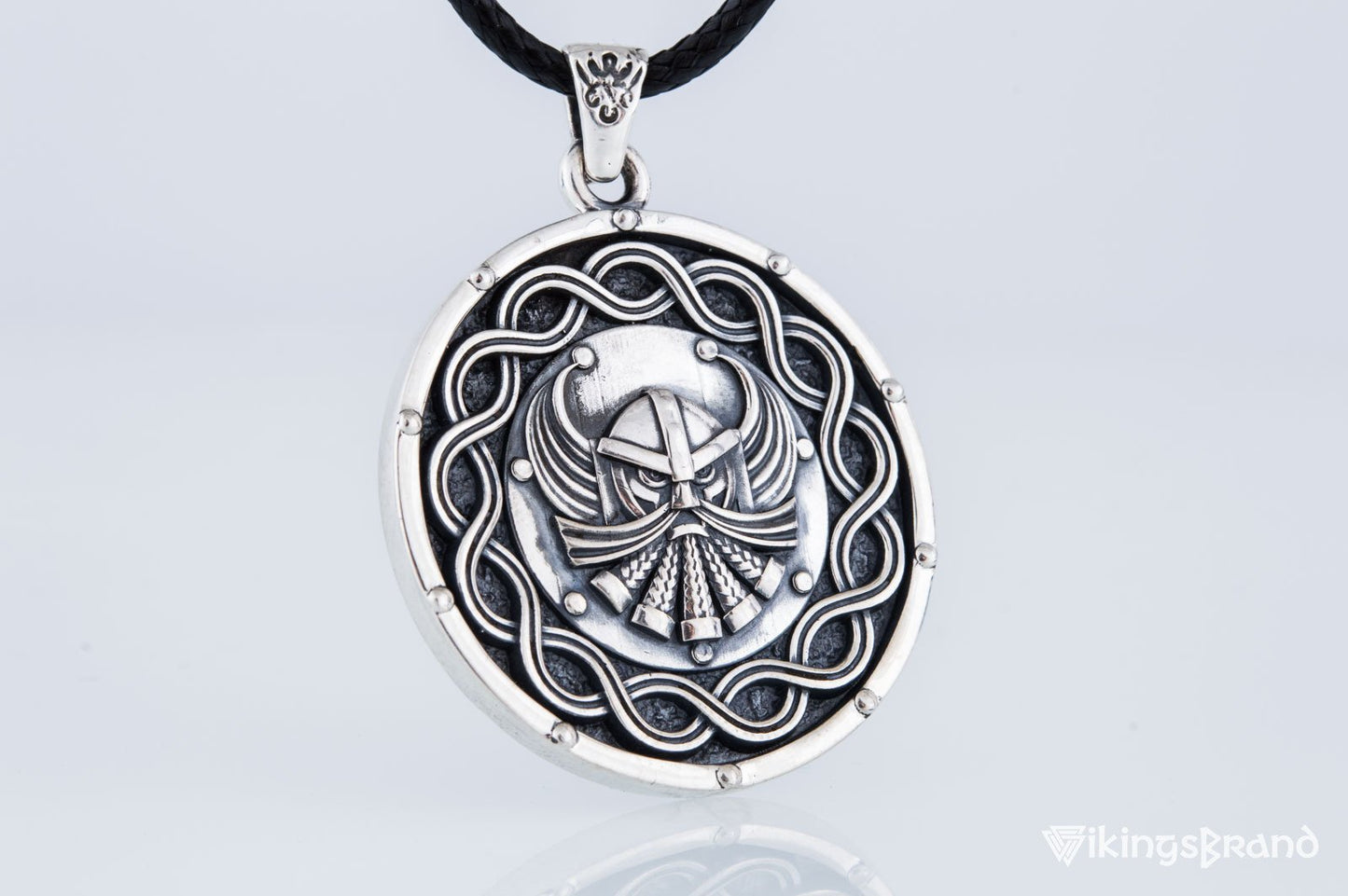 Viking Pendant Sterling Silver Handmade Jewelry