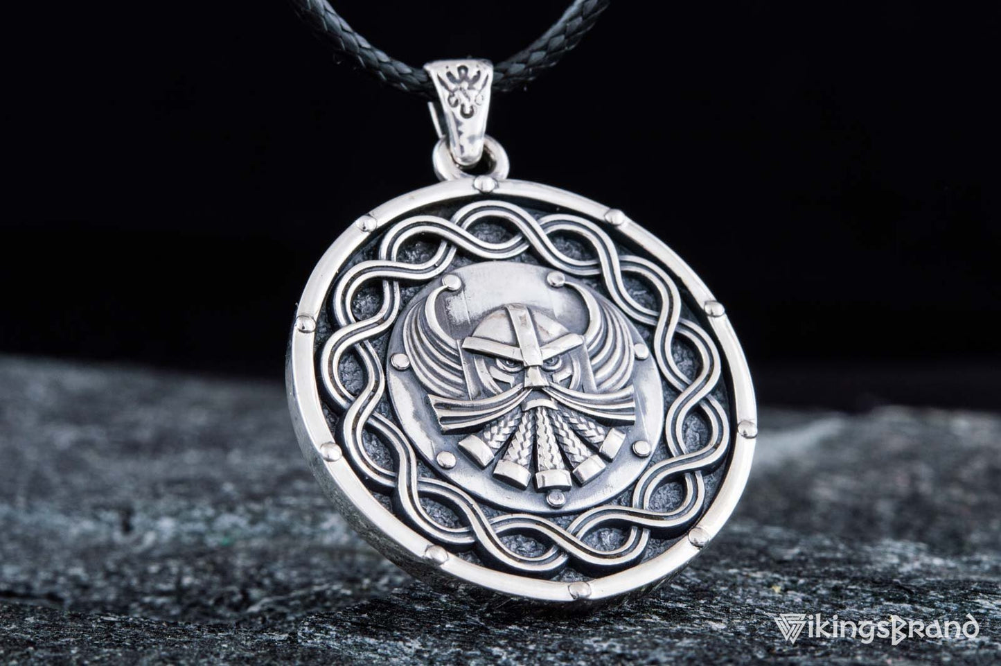 Viking Pendant Sterling Silver Handmade Jewelry