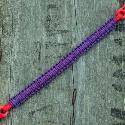 Viking Purple with Red Survival Small Paracord Bracelet - VikingsBrand