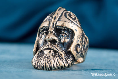 Viking Ring Bronze Scandinavian Ring Norse Vikings Jewelry