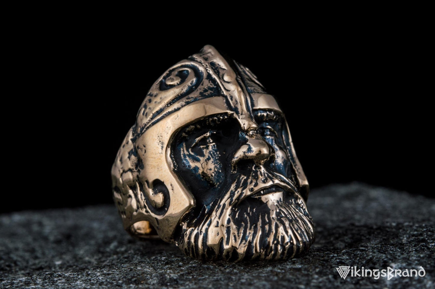 Viking Ring Bronze Scandinavian Ring Norse Vikings Jewelry