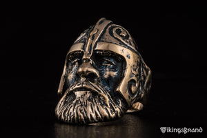 Wikingerring aus Bronze, nordisch-skandinavischer Schmuck
