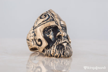 Viking Ring Bronze Scandinavian Ring Norse Vikings Jewelry