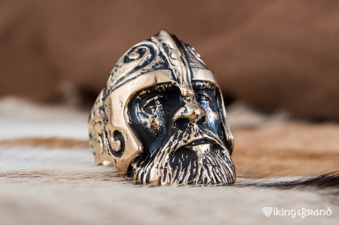 Viking Ring Bronze Scandinavian Ring Norse Vikings Jewelry