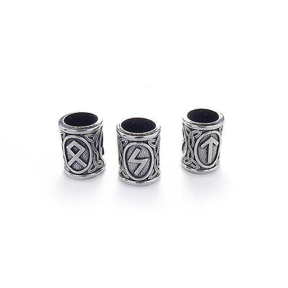 Viking Runes Charm Beads - For Beard - VikingsBrand