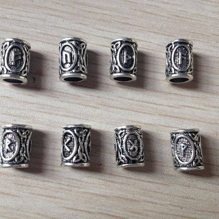 Viking Runes Charm Beads - For Beard - VikingsBrand